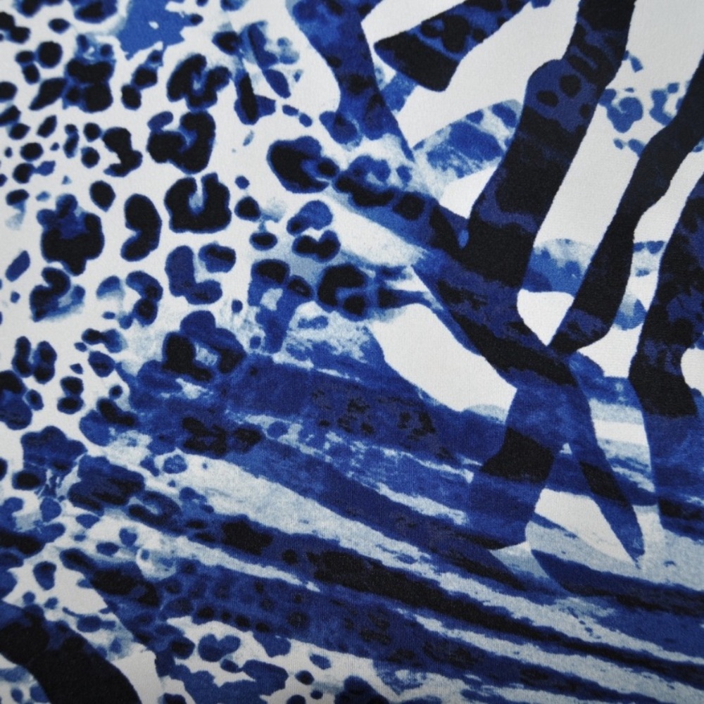 $129 Chicos animal print midi dress 0=small 4/6 - Picture 3 of 7